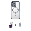 MARSİLYAN™- iPhone 16 Pro Max Kılıf Zirve Doku Prime - Siyah Joko Magic 5D Cam + Bilvis Titan Kamera Lens - SH