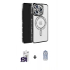 MARSİLYAN™- iPhone 16 Pro Max Kılıf Zirve Doku Prime - Siyah Joko Magic 5D Cam + Bilvis Titan Kamera Lens - TMGI
