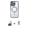 MARSİLYAN™- iPhone 16 Pro Max Kılıf Zirve Doku Prime - Siyah Joko Magic 5D Cam + Bilvis Titan Kamera Lens - GS