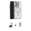 MARSİLYAN™- iPhone 16 Pro Max Kılıf Zirve Doku Prime - Siyah Joko Magic 5D Cam + Bilvis Titan Kamera Lens - TMGI