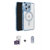 MARSİLYAN™- iPhone 16 Pro Max Kılıf Zirve Doku Prime - Siyah Joko Magic 5D Cam + Bilvis Titan Kamera Lens - GS