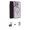 MARSİLYAN™- iPhone 16 Pro Max Kılıf Zirve Doku Prime - Siyah Joko Magic 5D Cam + Bilvis Titan Kamera Lens - TMGI