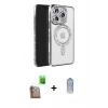 MARSİLYAN™- iPhone 16 Pro Max Kılıf Zirve Doku Prime - Siyah Joko Magic 5D Cam + Raze Metal Kamera Lens - CLTM