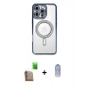 MARSİLYAN™- iPhone 16 Pro Max Kılıf Zirve Doku Prime - Siyah Joko Magic 5D Cam + Raze Metal Kamera Lens - CLTM