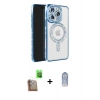 MARSİLYAN™- iPhone 16 Pro Max Kılıf Zirve Doku Prime - Siyah Joko Magic 5D Cam + Raze Metal Kamera Lens - CLTM