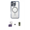 MARSİLYAN™- iPhone 16 Pro Max Kılıf Zirve Doku Prime - Siyah Joko Magic 5D Hayalet Cam + Bilvis Titan Kamera Lens - SH