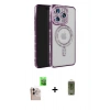 MARSİLYAN™- iPhone 16 Pro Max Kılıf Zirve Doku Prime - Siyah Joko Magic 5D Hayalet Cam + Raze Metal Kamera Lens - NLGY