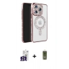 MARSİLYAN™- iPhone 16 Pro Max Kılıf Zirve Doku Prime - Siyah Joko Magic 5D Hayalet Cam + Titanyum Gri Bilvis Titan Kamera Lens