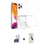 MARSİLYAN™- iPhone 16 Pro Max Kılıf Zirve Doku - Şeffaf Pasifik Cam Ekran Koruyucu + Bilvis Titan Kamera Lens - TMGI
