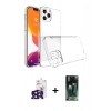 MARSİLYAN™- iPhone 16 Pro Max Kılıf Zirve Doku - Siyah 360 Mat Full Body Arka Koruyucu + Bilvis Titan Kamera Lens - SH