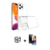 MARSİLYAN™- iPhone 16 Pro Max Kılıf Zirve Doku - Siyah 3D Antistatik Mat Seramik Nano Ekran Koruyucu + Pers Alüminyum Kamera Lens - GI