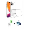 MARSİLYAN™- iPhone 16 Pro Max Kılıf Zirve Doku - Siyah 3D Antistatik Seramik Nano Ekran Koruyucu + Raze Metal Kamera Lens - BZ