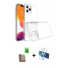 MARSİLYAN™- iPhone 16 Pro Max Kılıf Zirve Doku - Siyah 3D Antistatik Seramik Nano Ekran Koruyucu + Raze Metal Kamera Lens - CLTM