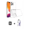 MARSİLYAN™- iPhone 16 Pro Max Kılıf Zirve Doku - Siyah Bilvis 3X AR HD Cam Ekran Koruyucu + PVD Metal Kamera Lens - SH
