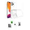 MARSİLYAN™- iPhone 16 Pro Max Kılıf Zirve Doku - Siyah Bilvis Hayalet Cam Ekran Koruyucu + Raze Metal Kamera Lens - SH