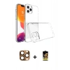 MARSİLYAN™- iPhone 16 Pro Max Kılıf Zirve Doku - Siyah Buffer Cam Ekran Koruyucu + Pers Alüminyum Kamera Lens - CLTM