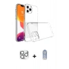 MARSİLYAN™- iPhone 16 Pro Max Kılıf Zirve Doku - Siyah Joko Magic 5D Cam + Pers Alüminyum Kamera Lens - GS