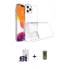 MARSİLYAN™- iPhone 16 Pro Max Kılıf Zirve Doku - Siyah Joko Magic 5D Hayalet Cam + Gümüş Bilvis Titan Kamera Lens