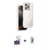 MARSİLYAN™- iPhone 16 Pro Max Kılıf Zirve Klasik Prime - Siyah Bilvis 3D Cam Ekran Koruyucu + Bilvis Titan Kamera Lens - SH