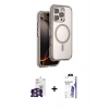 MARSİLYAN™- iPhone 16 Pro Max Kılıf Zirve Klasik Prime - Siyah Bilvis 3X AR HD Cam Ekran Koruyucu + Bilvis Titan Kamera Lens - GS