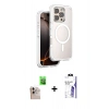 MARSİLYAN™- iPhone 16 Pro Max Kılıf Zirve Klasik Prime - Siyah Bilvis 3X AR HD Cam Ekran Koruyucu + Raze Metal Kamera Lens - NLGY