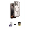MARSİLYAN™- iPhone 16 Pro Max Kılıf Zirve Klasik Prime - Siyah Buffer Cam Ekran Koruyucu + Bilvis Titan Kamera Lens - TMGI