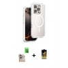 MARSİLYAN™- iPhone 16 Pro Max Kılıf Zirve Klasik Prime - Siyah Buffer Cam Ekran Koruyucu + Raze Metal Kamera Lens - NLGY