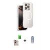 MARSİLYAN™- iPhone 16 Pro Max Kılıf Zirve Klasik Prime - Siyah Joko Magic 5D Cam + Raze Metal Kamera Lens - NLGY
