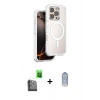 MARSİLYAN™- iPhone 16 Pro Max Kılıf Zirve Klasik Prime - Siyah Joko Magic 5D Cam + Raze Metal Kamera Lens - SH