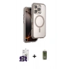 MARSİLYAN™- iPhone 16 Pro Max Kılıf Zirve Klasik Prime - Siyah Joko Magic 5D Hayalet Cam + Bilvis Titan Kamera Lens - GS