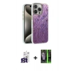 MARSİLYAN™- iPhone 16 Pro Max Kılıf Zirve Modern Prime - Şeffaf 360 Full Body Arka Koruyucu + Bilvis Titan Kamera Lens - TMGI