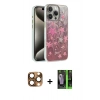 MARSİLYAN™- iPhone 16 Pro Max Kılıf Zirve Modern Prime - Şeffaf 360 Full Body Arka Koruyucu + Pers Alüminyum Kamera Lens - CLTM