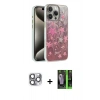 MARSİLYAN™- iPhone 16 Pro Max Kılıf Zirve Modern Prime - Şeffaf 360 Full Body Arka Koruyucu + Pers Alüminyum Kamera Lens - GI