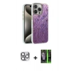 MARSİLYAN™- iPhone 16 Pro Max Kılıf Zirve Modern Prime - Şeffaf 360 Full Body Arka Koruyucu + Pers Alüminyum Kamera Lens - GI