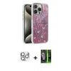 MARSİLYAN™- iPhone 16 Pro Max Kılıf Zirve Modern Prime - Şeffaf 360 Full Body Arka Koruyucu + Pers Alüminyum Kamera Lens - GS