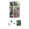 MARSİLYAN™- iPhone 16 Pro Max Kılıf Zirve Modern Prime - Şeffaf 360 Full Body Arka Koruyucu + Raze Metal Kamera Lens - BZ