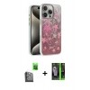 MARSİLYAN™- iPhone 16 Pro Max Kılıf Zirve Modern Prime - Şeffaf 360 Full Body Arka Koruyucu + Raze Metal Kamera Lens - SH