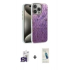 MARSİLYAN™- iPhone 16 Pro Max Kılıf Zirve Modern Prime - Şeffaf Pasifik Cam Ekran Koruyucu + Bilvis Titan Kamera Lens - TMGI