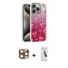 MARSİLYAN™- iPhone 16 Pro Max Kılıf Zirve Modern Prime - Şeffaf Pasifik Cam Ekran Koruyucu + Pers Alüminyum Kamera Lens - CLTM