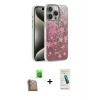 MARSİLYAN™- iPhone 16 Pro Max Kılıf Zirve Modern Prime - Şeffaf Pasifik Cam Ekran Koruyucu + Raze Metal Kamera Lens - CLTM