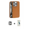 MARSİLYAN™- iPhone 16 Pro Max Kılıf Zirve Modern Prime - Şeffaf Pasifik Cam Ekran Koruyucu + PVD Metal Kamera Lens - GS