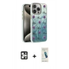 MARSİLYAN™- iPhone 16 Pro Max Kılıf Zirve Modern Prime - Şeffaf Pasifik Cam Ekran Koruyucu + PVD Metal Kamera Lens - GS