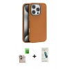 MARSİLYAN™- iPhone 16 Pro Max Kılıf Zirve Modern Prime - Şeffaf Pasifik Cam Ekran Koruyucu + Raze Metal Kamera Lens - NLGY