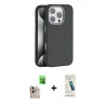 MARSİLYAN™- iPhone 16 Pro Max Kılıf Zirve Modern Prime - Şeffaf Pasifik Cam Ekran Koruyucu + Raze Metal Kamera Lens - NLGY