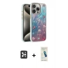 MARSİLYAN™- iPhone 16 Pro Max Kılıf Zirve Modern Prime - Şeffaf Pasifik Cam Ekran Koruyucu + PVD Metal Kamera Lens - SH