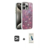 MARSİLYAN™- iPhone 16 Pro Max Kılıf Zirve Modern Prime - Şeffaf Pasifik Cam Ekran Koruyucu + PVD Metal Kamera Lens - SH