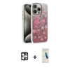 MARSİLYAN™- iPhone 16 Pro Max Kılıf Zirve Modern Prime - Şeffaf Pasifik Cam Ekran Koruyucu + PVD Metal Kamera Lens - GD