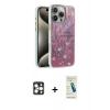MARSİLYAN™- iPhone 16 Pro Max Kılıf Zirve Modern Prime - Şeffaf Pasifik Cam Ekran Koruyucu + PVD Metal Kamera Lens - GD