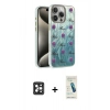 MARSİLYAN™- iPhone 16 Pro Max Kılıf Zirve Modern Prime - Şeffaf Pasifik Cam Ekran Koruyucu + PVD Metal Kamera Lens - SH