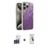 MARSİLYAN™- iPhone 16 Pro Max Kılıf Zirve Modern Prime - Şeffaf Pasifik Cam Ekran Koruyucu + Bilvis Titan Kamera Lens - SH